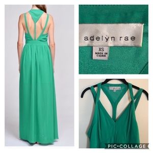 Adelyn Rae Emerald Maxi Dress